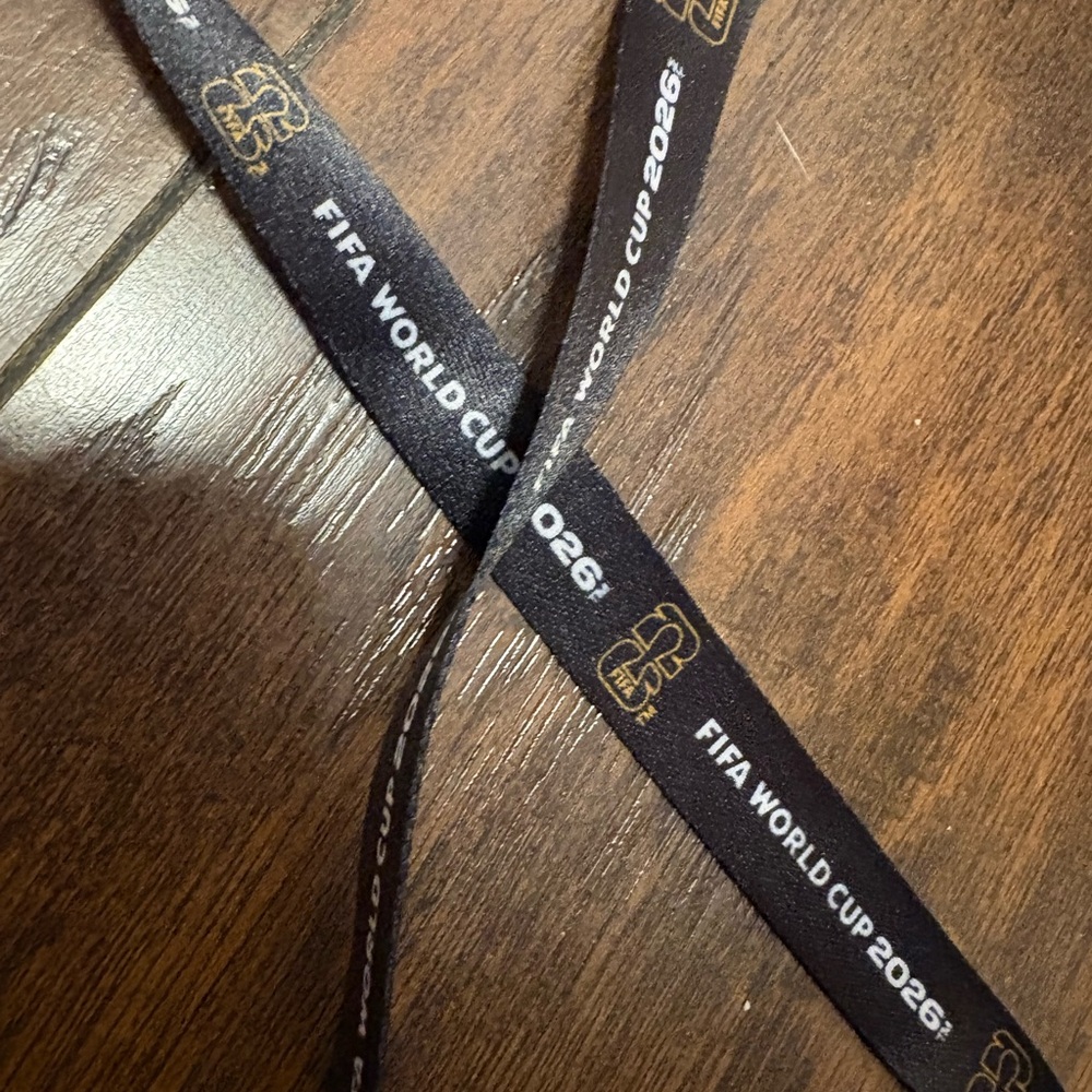 FIFA World Cup 2026 Lanyard Badge - Black & Gold- Collectible Exclusive - Picture 4 of 4